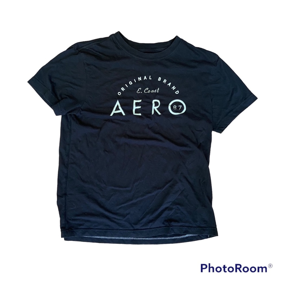 Aeropostale Black Logo Tee